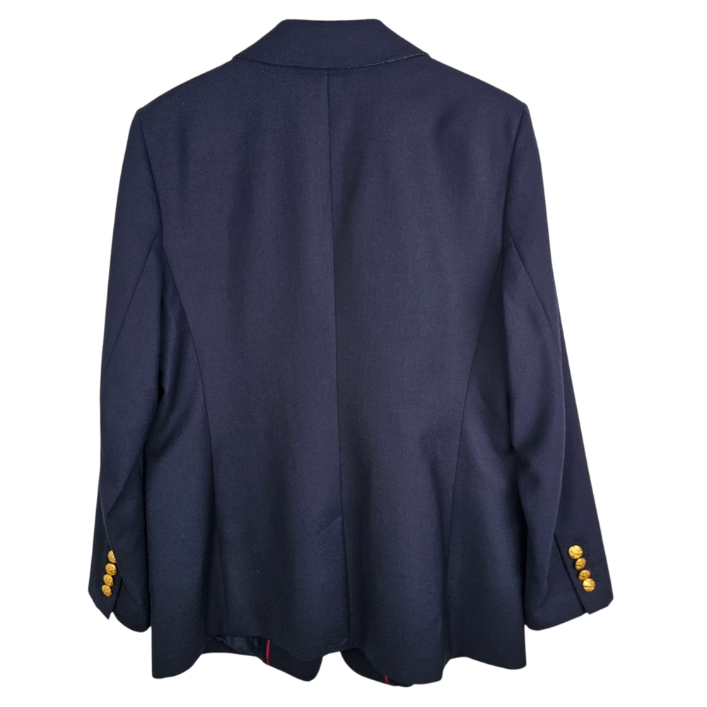 Banana Republic Navy Blue Captain's Blazer Gold Buttons NWOT - Picture 6 of 14